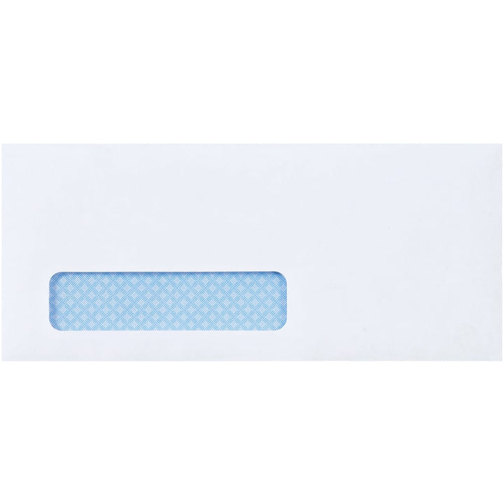 4 1/8 x 9 1/2" - #10 Window Self-Seal Business Envelopes with Security Tint - 2500pk