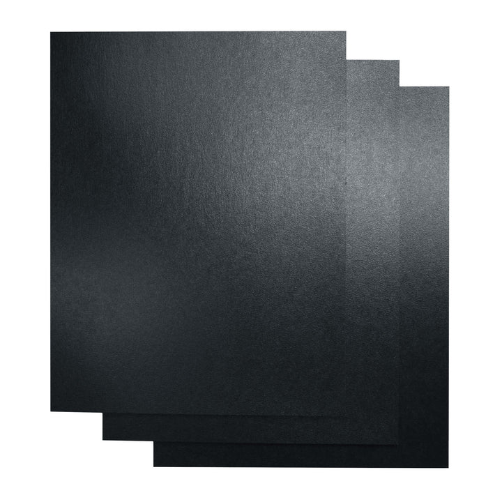 Black EnviroCover 8-1/2" X 11" Recycled Plastic Free Covers - 100pk