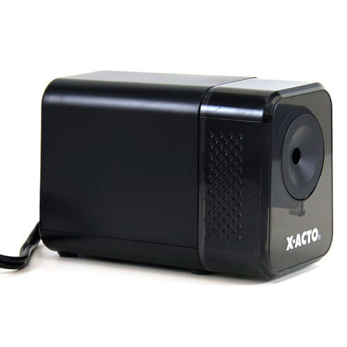 X-Acto XLR 1800 Series Black Electric Pencil Sharpener - EPI1818