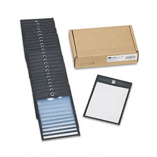 Oxford Clear Front and Back Shop Ticket Holders 25pk