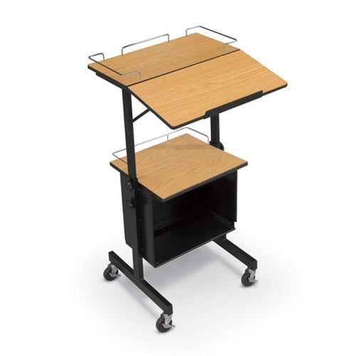 Essentials Diversity Stand AV Cart/Stand-Up Workstation - 89786