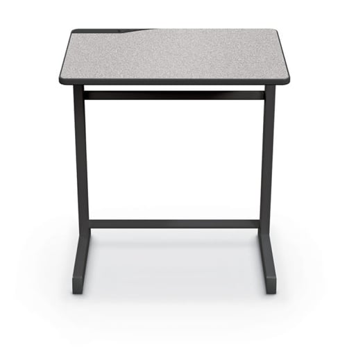 Essentials Student Desk (Black Frame + Starcloud Laminate) - 91172