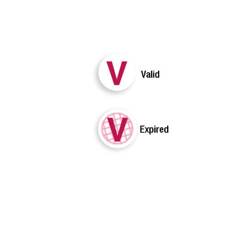 Expiring Half Day/One Day TIMEspot BACKpart - 1000pk