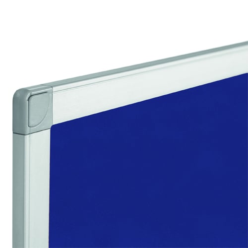 MasterVision Ayda Blue Felt Bulletin Boards with Aluminum Frame