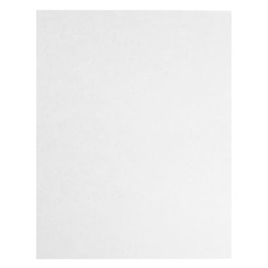 Fastback White 8.5" x 11" Binder Covers without Windows