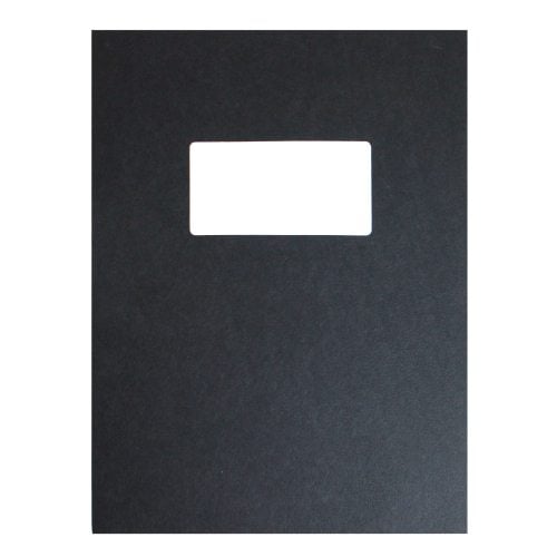 Fastback Black 8.5" x 11" Binder Covers With Windows