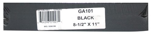 Fastback Black 8.5" x 11" FoilFast Composition Covers - GA101