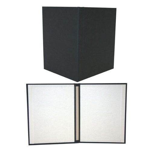 Fastback Black 8.5" x 11" Suede Hard Covers