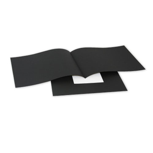 Fastback Black 8" x 8" Square Endleaves - 25 sets
