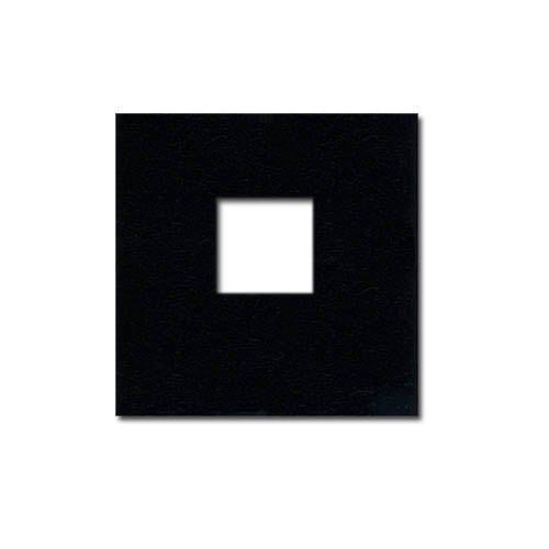 Fastback Black Leather 12" x 12" Hard Covers with Window (1/2" Spine B) - 25pk