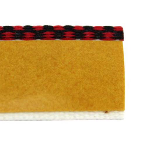 Fastback Black / Red Hardcover Headbands - 25pk