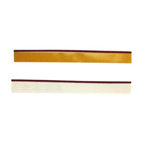 Fastback Black / Red Hardcover Headbands - 25pk