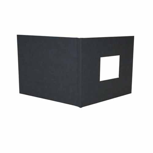 Fastback Black Suede 12" x 12" Hard Covers (1/2" Spine B) - 25pk