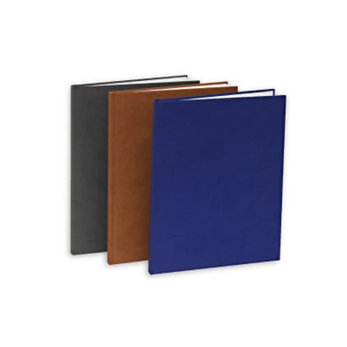 Fastback Black Suede 8" x 8" Hard Covers (1" Spine D) - 25pk