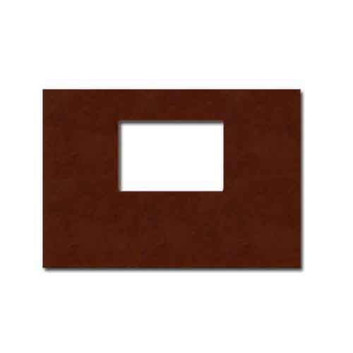 Fastback Burgundy Leather 8" x 10" Landscape Hard Covers w/ Window