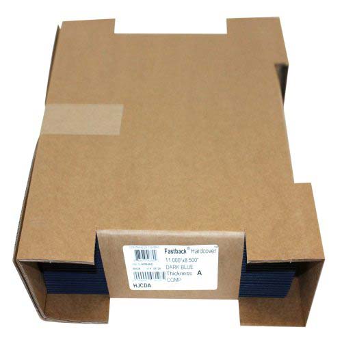 Fastback Dark Blue Composition Hard Covers (1/4" Spine A) - 25pk