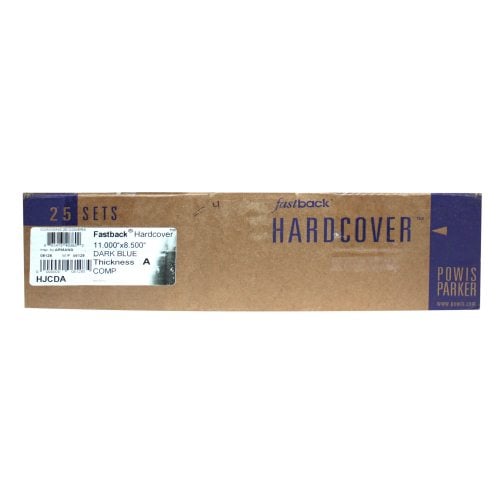 Fastback Dark Blue Composition Hard Covers (1/4" Spine A) - 25pk