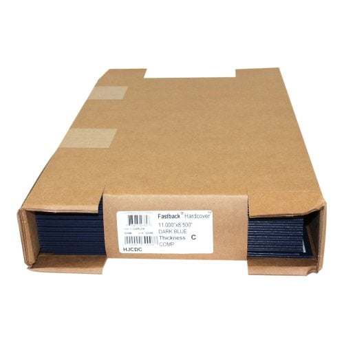 Fastback Dark Blue Composition Hard Covers (3/4" Spine C) - 25pk