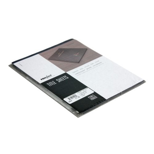 Fastback Dark Blue Composition Title Sheets - 25pk