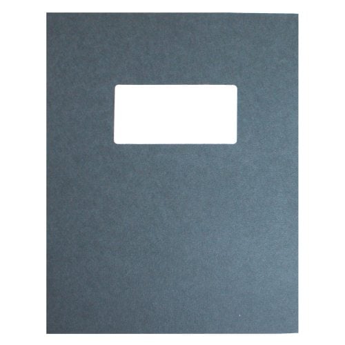 Fastback Dark Gray 8.5" x 11" Binder Covers With Windows