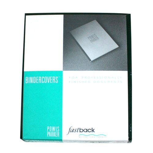 Fastback Dark Green 8.5" x 11" Binder Covers Without Windows  - Clearance Sale