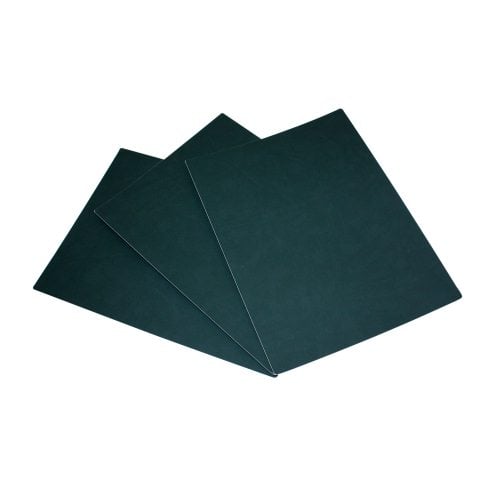Fastback Dark Green Suede Title Sheets - 25pk