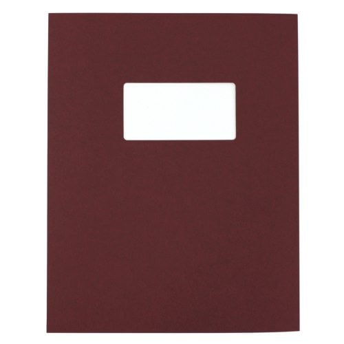 Fastback Maroon 9" x 11" Binder Covers With Windows