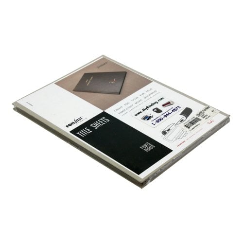 Fastback Maroon Suede Title Sheets - 25pk
