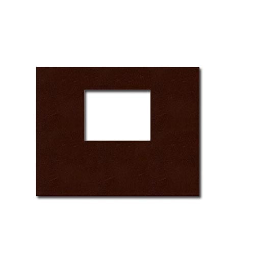Fastback Tan Leather 8" x 10" Landscape Hard Covers with Window (1/2" Spine B) - 25pk