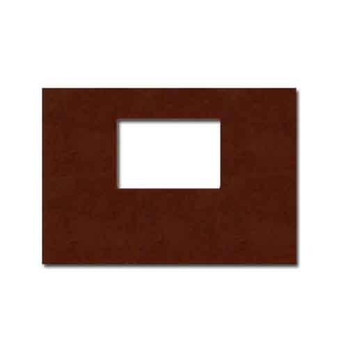 Fastback Tan Suede 8" x 12" Landscape Hard Covers with Window (1/2" Spine B) - 25pk