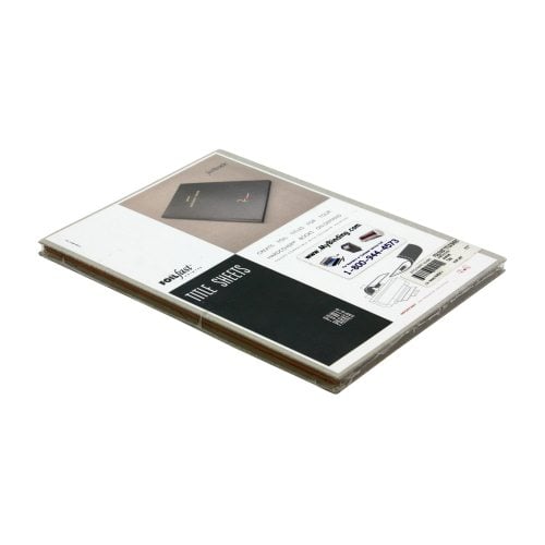 Fastback Tan Suede Title Sheets - 100pk