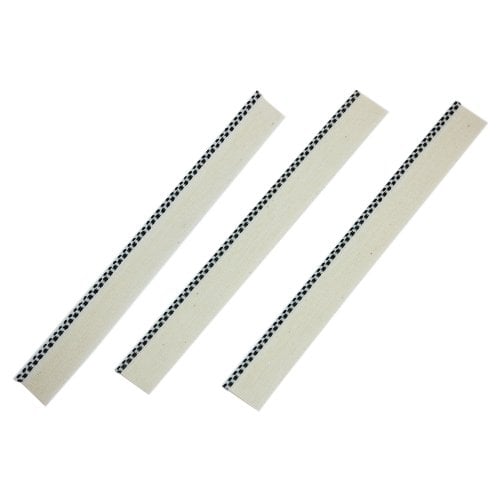 Fastback White / Black Hardcover Headbands - 25pk