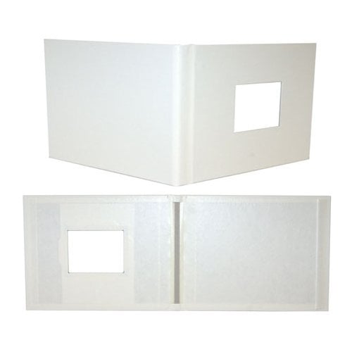 Fastback White Composition 12" x 12" Hard Covers with Window