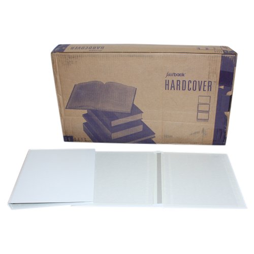 Fastback White Composition Hard Covers (1/2" Spine B) - 25pk