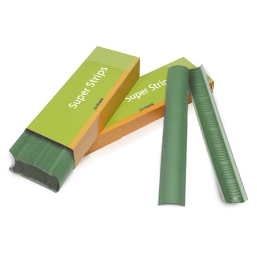 Green 11" Medium Powis Parker Fastback Super Strips - 100pk - M124