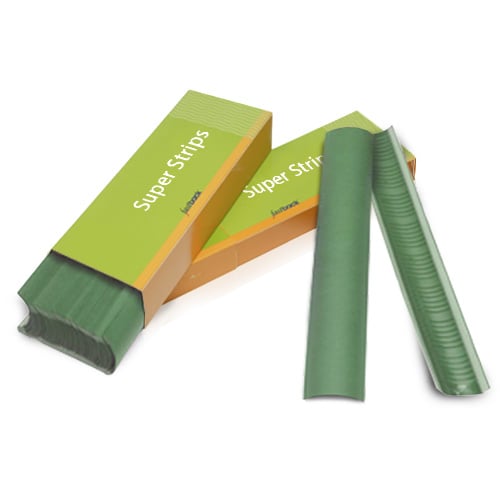 Green 11" Wide Powis Parker Fastback Super Strips - 100pk - W124