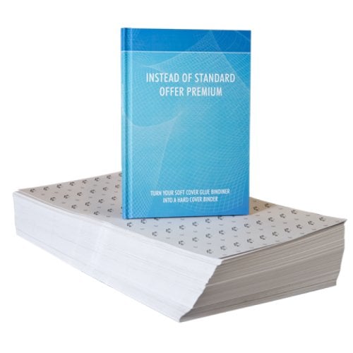 Fastbind Casing-In Sheets - #36 8.5" x 11" Letter Portrait (Up to .63" spine) - 50/Pack