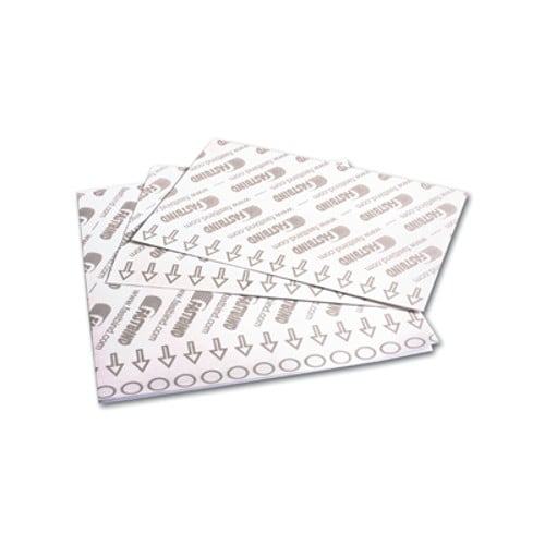 Fastbind 13.1" x 13.7" White FotoMount End Sheet - 200 mic - 100 pcs