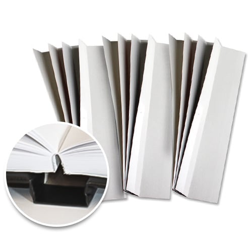 Fastbind 3/8" x 17" Lay-Flat Strips for Perfect Binding - 100pk