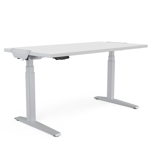 Fellowes Levado 72" x 30" White High Pressure Laminate Height-Adjustable Desktop Only - 9649301