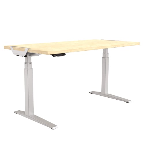 Fellowes Levado 72" x 30" Maple High Pressure Laminate Height-Adjustable Desktop Only - 9649901
