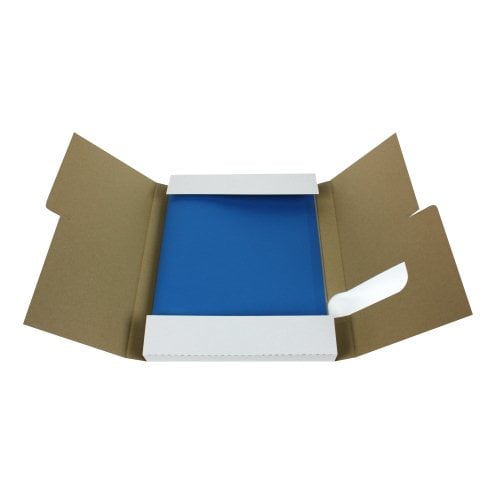 Fellowes 1/16" Navy Blue Grain Thermal Binding Covers - 10pk