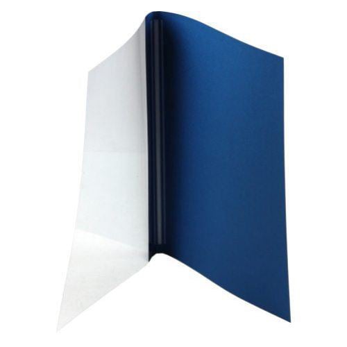 Fellowes 1/4" Blue Grain Thermal Binding Covers - 10pk