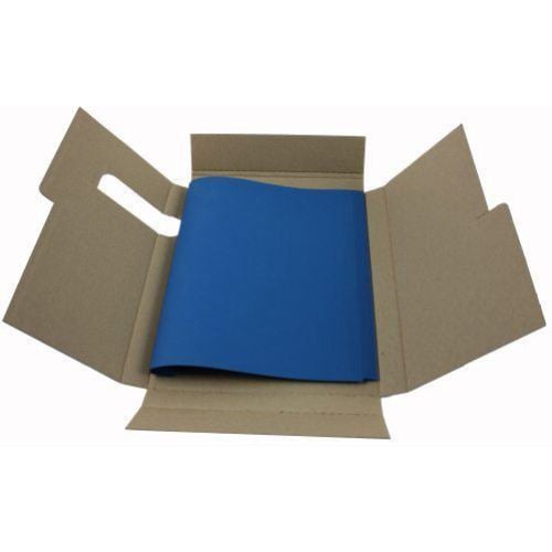 Fellowes 1/4" Blue Grain Thermal Binding Covers - 10pk