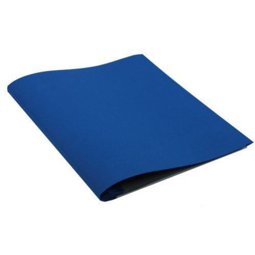 Fellowes 1/4" Blue Grain Thermal Binding Covers - 10pk