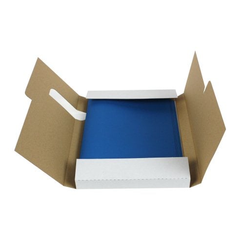 Fellowes 1/8" Navy Blue Grain Thermal Binding Covers - 10pk