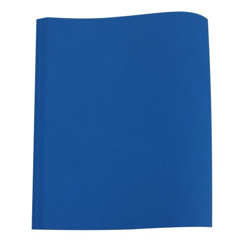 Fellowes 1/8" Navy Blue Grain Thermal Binding Covers - 10pk