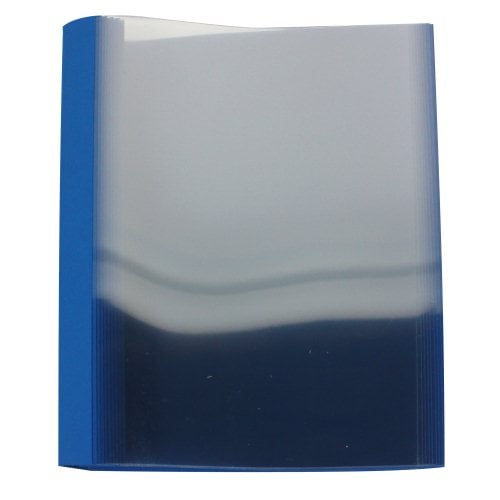 Fellowes 1/8" Navy Blue Grain Thermal Binding Covers - 10pk