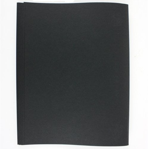 Fellowes 3/8" Black Linen Thermal Binding Covers 10pk - 5256101