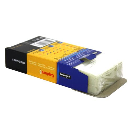 Fellowes 5mil Punched ID Card Laminating Pouches 100pk - 52016